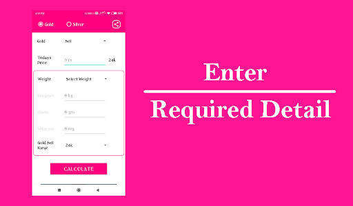 Gold & Silver Rate Calculator