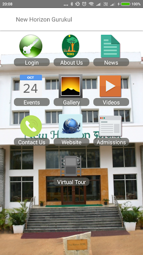 Android application New Horizon Gurukul screenshort