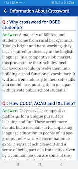 BSEB CROSSWORD screenshot 3