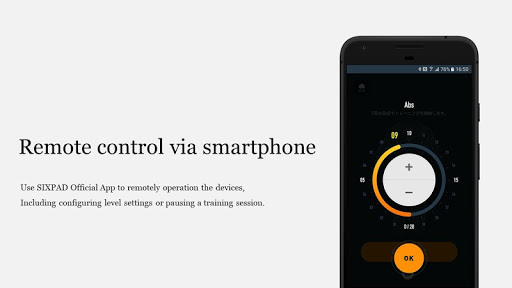 SIXPAD Official App Screen 2
