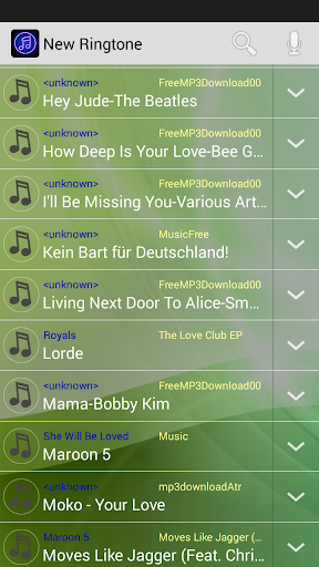 Android application MP3 Ringtone Maker & Editor screenshort
