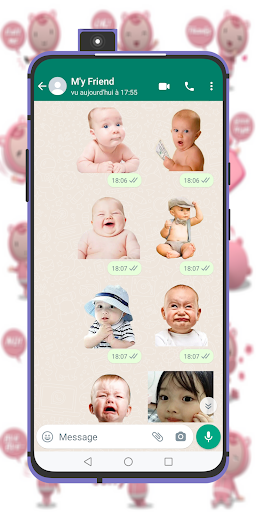 Funny Baby Whatstickers