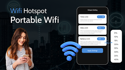 Android application WiFi Hotspot: Personal hotspot screenshort
