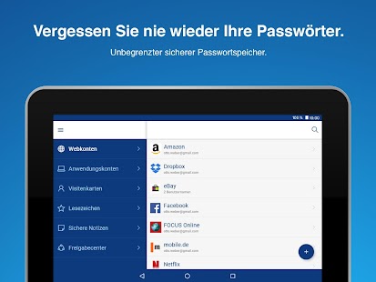 Sticky Password Manager Tangkapan layar