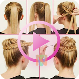 Hairstyle Video Tutorial 2018 icon