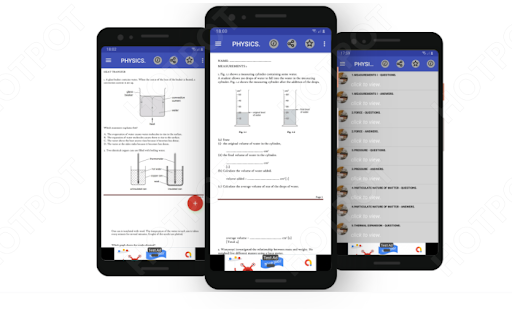Android application Physics: Topical questions. screenshort