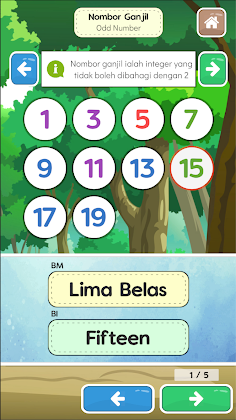 Belajar Nombor 123 Dwibahasa - Screenshot 2