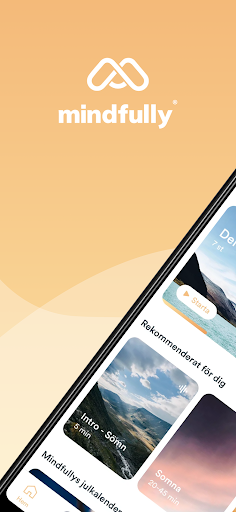 Android application Mindfully – meditation & sömn screenshort