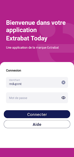 Android application Extrabat Today screenshort
