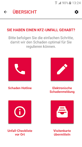 Uhlhorn SchadenApp Screen 2