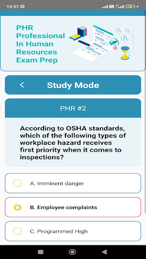PHR Human Resources Exam Prep Screen 3