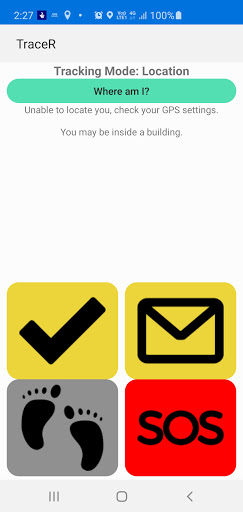 Android application MX TraceR screenshort