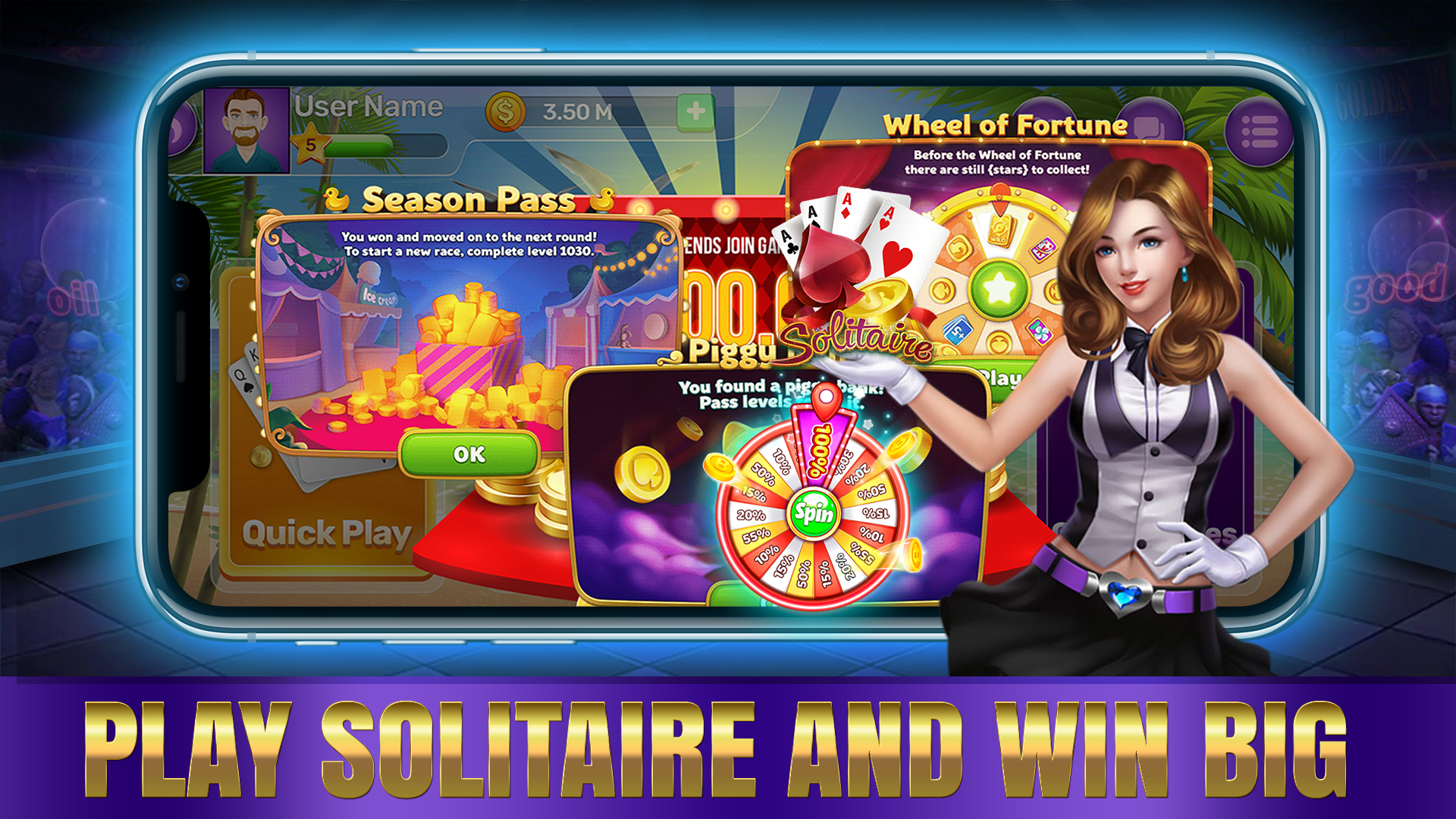 Blackout Solitaire Play & Earn