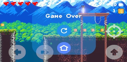 2d santa platformer Screen 2
