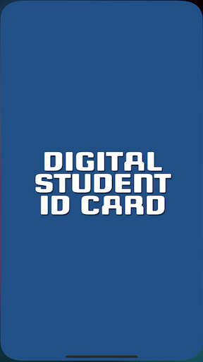 Android application Digital Student ID Card screenshort