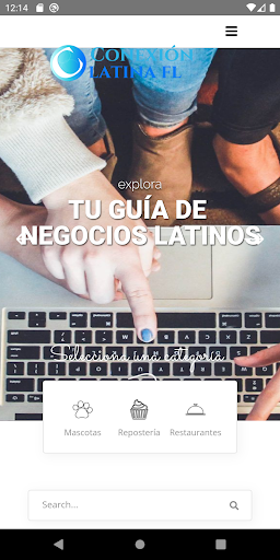 Android application Conexión latina FL screenshort