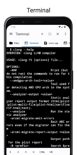 Screenshot of CxStudio - C/C++ IDE