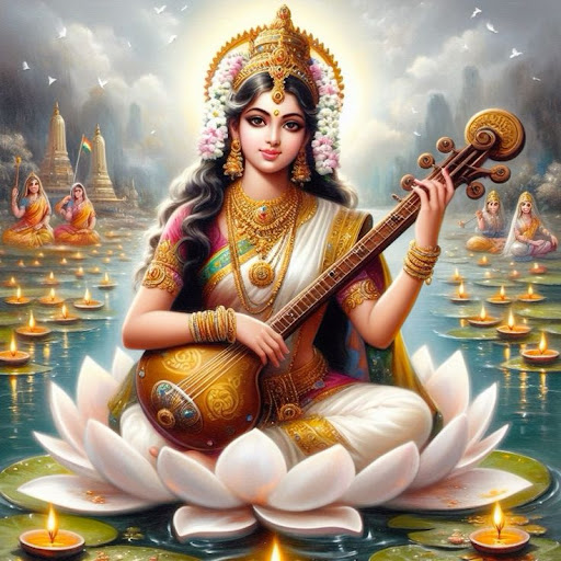 Saraswati Maa Wallpapers