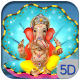 5D God Ganesh Live Wallpaper icon