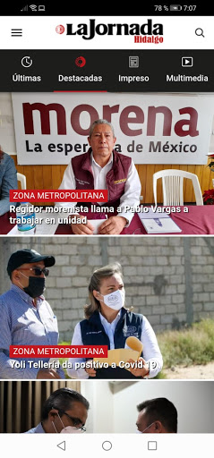 La Jornada Hidalgo Screen 3