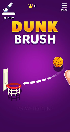 Basketball Dunk Brush Shot