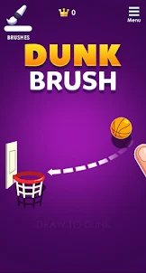 Basketball Dunk Brush Shot