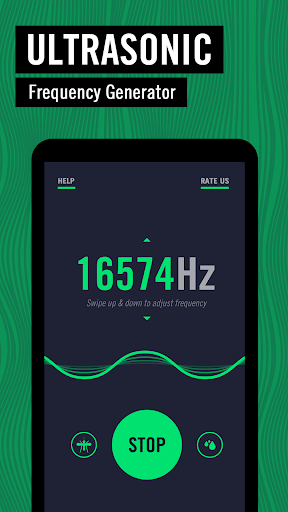 Android application Sound Wave Tone Generator screenshort