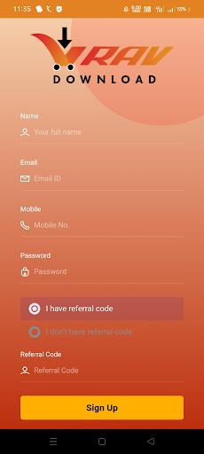 RAV Download Screen 3
