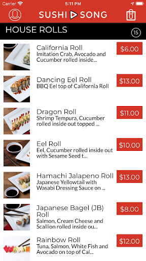 Sushi Song Screen 2