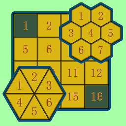 Значок приложения "15 Puzzle Polygon"
