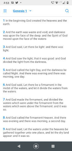 Bible: read and search offline Screen 2