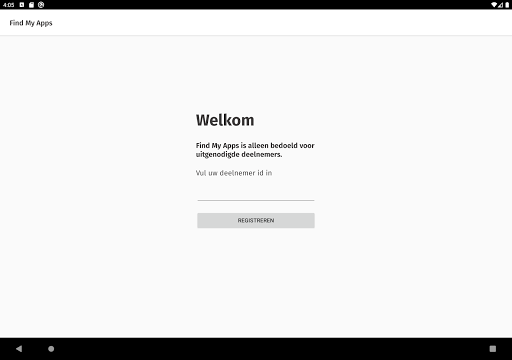 Android application FindMyApps screenshort