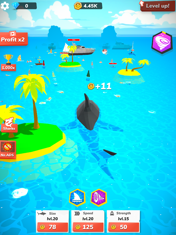 Idle Shark World - Tycoon Game MOD APK 03