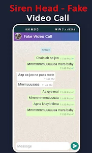 Siren Head :Fake Video Call