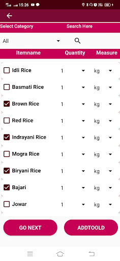 Listo-Shopping List Maker Screen 3