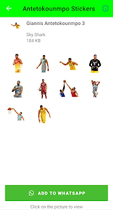 Giannis Antetokounmpo Stickers