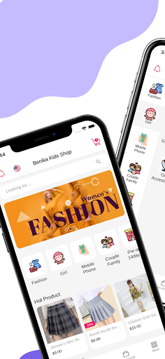 Android application Benika Kids Shop screenshort