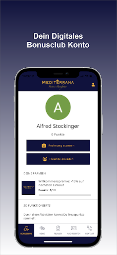 Android application Mediterrana Feinkost screenshort