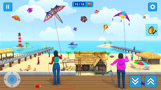 Captura de Pantalla 3 Kite Flying Sim: Kite Games android