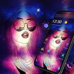 Cover Image of Tải xuống Cool Sexy Lips Girl Theme 1.1.2 APK