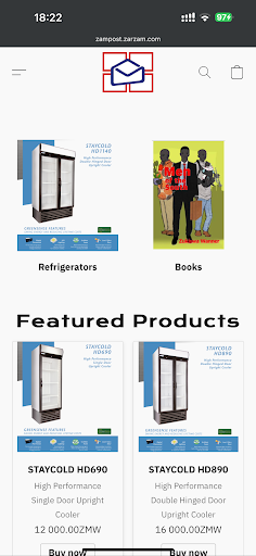 Zampost Online Screen 2