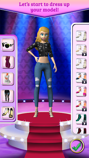 Model Fashion Show 3D Dress Up Screen 2