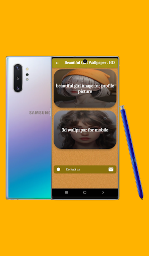 Android application HD ـ Beautiful Girl Wallpaper screenshort