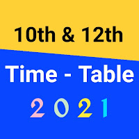 10th  12th Time Table 2021 - 10th-12th Date Sheet