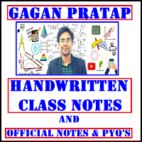 Gagan Pratap Math Class Notes  Handwritten Notes