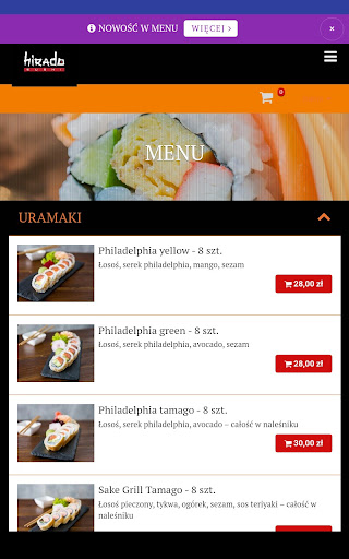 Hirado Sushi Screen 3