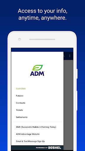Android application ADM FarmView screenshort