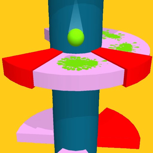 Helix Tower Bouncing Ball