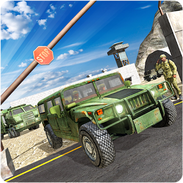 Imágen 1 Transporte de frontera de carga del ejército android