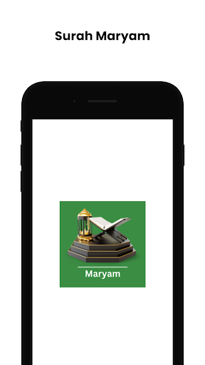 Android application Surah Maryam screenshort
